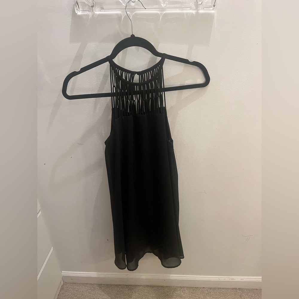 Elegant Black Sleeveless Top